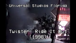 Universal Studios Florida Twister  Ride It Out 1998 [upl. by Dronski331]