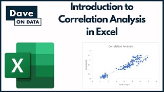 Introduction to Correlation Analysis in Excel [upl. by Allehcram]