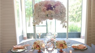 Wedding Table Decorations  Do It Yourself Table Decor Set Up [upl. by Aniaz]