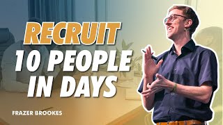 Network Marketing Recruiting – How To Recruit 10 People In 10 Days [upl. by Pages]