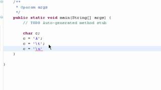 Datentyp Char  Java 1017 [upl. by Anilasor]