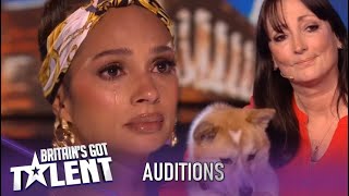 Dog Rescuer Leaves Everyone Speechless With Emotional Audition WOW Britains Got Talent 2020 [upl. by Kali]