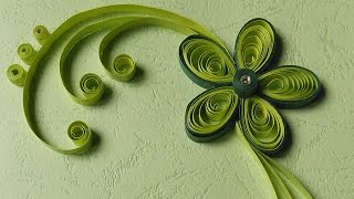 Paper Quilling Greeting Cards  Flower Hand Works  HandiWorks 12 [upl. by Ruprecht]