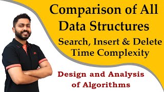 Time complexity and Comparison of All Data Structures [upl. by Wilen844]