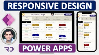 How to build Responsive Power Apps  Responsive Layouts Tabs Galleries amp Forms [upl. by Lebbie]