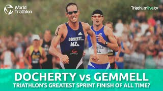 One of the greatest triathlon sprint finishes ever [upl. by Sammons]