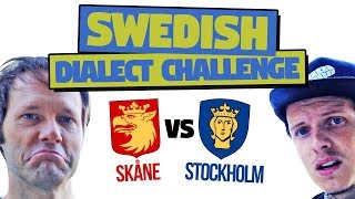 Swedish Dialect Challenge with TheSwedishLad [upl. by Eadrahs]