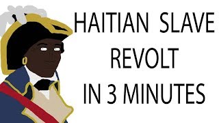 Haitian Slave Revolt  3 Minute History [upl. by Carlie]