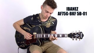 IBANEZ AF75GBKF 5B01 Test [upl. by Hereld]