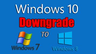 How to Downgrade from Windows 10 to Previous Windows [upl. by Flory]