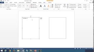 Linking Text Boxes in Microsoft Word [upl. by Jemena]