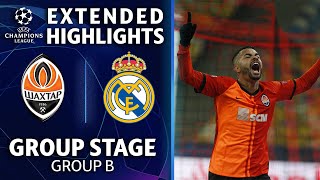 Shakhtar Donetsk vs Real Madrid Extended Highlights  UCL on CBS Sports [upl. by Krishna430]