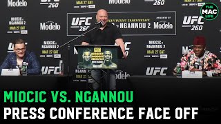 UFC 260 Stipe Miocic vs Francis Ngannou  PreFight Press Conference [upl. by Einahets]