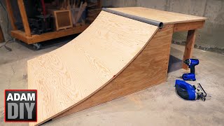 How to build a Skate Ramp  Quarter Half Pipe [upl. by Ashlie13]