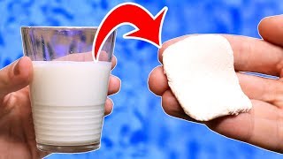 CÓMO HACER PLÁSTICO CASERO CON LECHE [upl. by Ayiram]