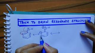 Trick to draw Resonance structures [upl. by Ahsoik]