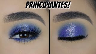 Maquillaje Azul Dramático  PRINCIPIANTES [upl. by Dnartreb]