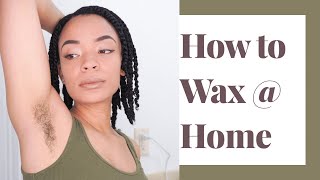 How To Wax Your Armpits At Home  DIY Video [upl. by Romona]