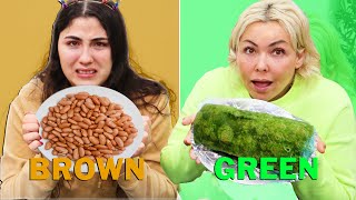 ONE COLOR make the best FOOD CHALLENGE [upl. by Ainatnas318]