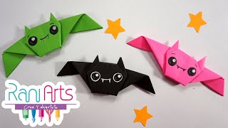 MURCIÉLAGO ORIGAMI  DIY  ORIGAMI BAT [upl. by Can]