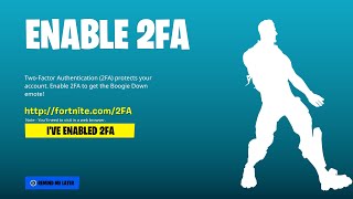 HOW TO ENABLE 2FA FORTNITE 2025 [upl. by Gertrude]