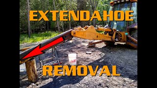 Case 580K Extendahoe Removal [upl. by Levitan879]