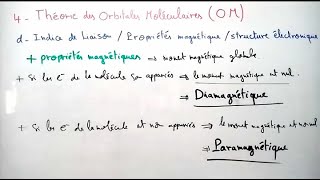 Indice de liaison  Propriétés magnétiques  Structure électronique  Liaison Chimique [upl. by Gnuhp]
