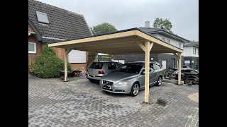 11 easycarport  Carport aufbauen [upl. by Odanref760]