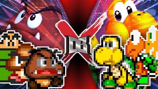 Goomba VS Koopa 2 Epic Nintendo Battle  DBX [upl. by Nivanod]