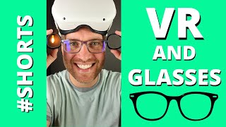 Oculus Quest 2 And Glasses  Distance Or Near Glasses When Playing VR Shorts [upl. by Gnaig156]