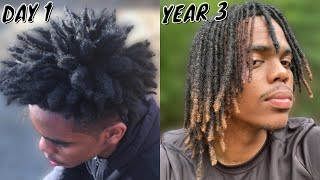 My Dreadlock Journey  3 Years Transformation  Tips For Dreadlocks [upl. by Ellednahc]