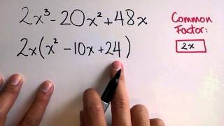 Factoring Quadratic Expressions Pt 2 [upl. by Lavena]