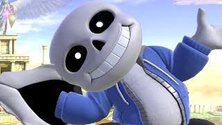 Sans in Super Smash Bros Ultimate DLC [upl. by Htidirrem]