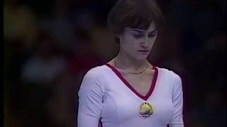 Nadia Comaneci  1980 Moscow Compulsory BB 1000 [upl. by Eaton697]