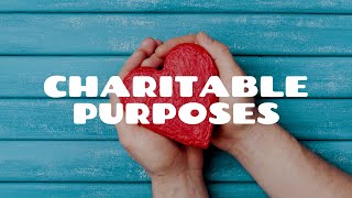 Introduction to Charitable Purposes  Equity amp Trusts [upl. by Rik]