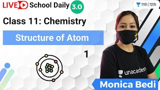 Structure of Atom  L1  Class 11 Chemistry  Monica Bedi [upl. by Nolyar202]