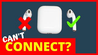 AirPod Not Connecting QUICK amp EASY FIX  Handy Hudsonite [upl. by Kilam]