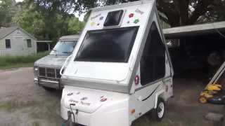 Aliner Alite 400 Pound Motorcycle Camper Trailer [upl. by Savanna417]