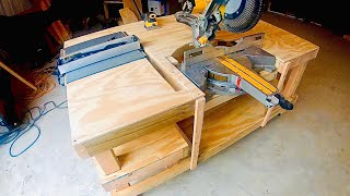 DIY Workbench With a SECRET [upl. by Llebanna]