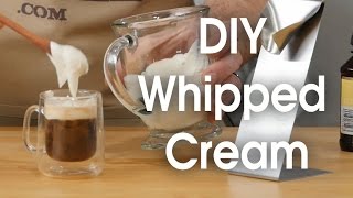 DIY whipped cream in 60 seconds [upl. by Sim]