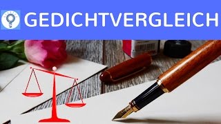 Gedichtvergleich  Vergleich amp Interpretation von Gedichten  Zusammenfassung  Lyrik [upl. by Aiekram]