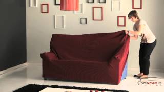 How to install a elastic sofa cover [upl. by Constantine]