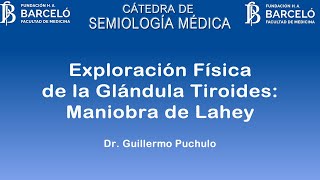 Exploracion glandula tiroides Maniobra de Lahey [upl. by Ladnor]