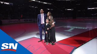 Roberto Luongo Delivers Emotional Speech As Jersey Is Raised To Rafters  Retirement Ceremony [upl. by Anrym]