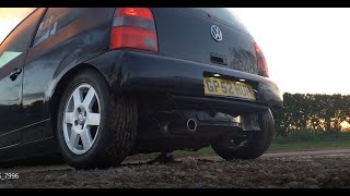 Installing a Universal Cherry Bomb Style Exhaust To My VW Lupo [upl. by Noived]