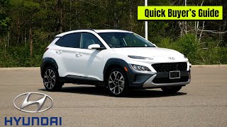 5 Things You Should Know About The 2022 Hyundai Kona  Quick Buyers Guide [upl. by Ahsemik167]