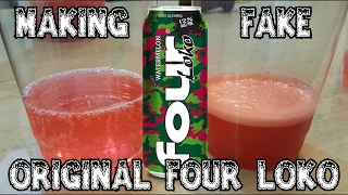 Making Fake Original Four Loko [upl. by Yrallih21]