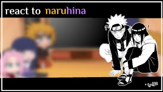 past team 7 and Hinata react to naruhina  naruto   24  naruhinasasusaku 13min [upl. by Llenrod616]