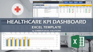 Healthcare KPI Dashboard Excel Template  23 Key Metrics for Healthcare Industry [upl. by Aggarwal]