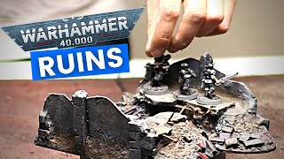 The ESSENTIAL guide to build WH40k Ruins scatter terrain [upl. by Alema49]